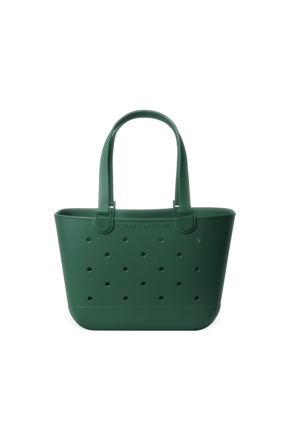 Large Getaway Bag Rubber Tote|Forest