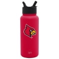 thumbnail image 1 of Simple Modern Louisville 32 Oz. Summit Water Bottle with Straw Lid - Men's Women's Gift University NCAA College Vacuum Insulated Stainless Steel Travel Flask, 1 of 5