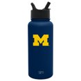 thumbnail image 1 of Simple Modern Michigan Wolverines 32 Oz. Summit Water Bottle with Straw Lid - Men's Women's Gift University NCAA College Vacuum Insulated Stainless Steel Travel Flask, 1 of 6