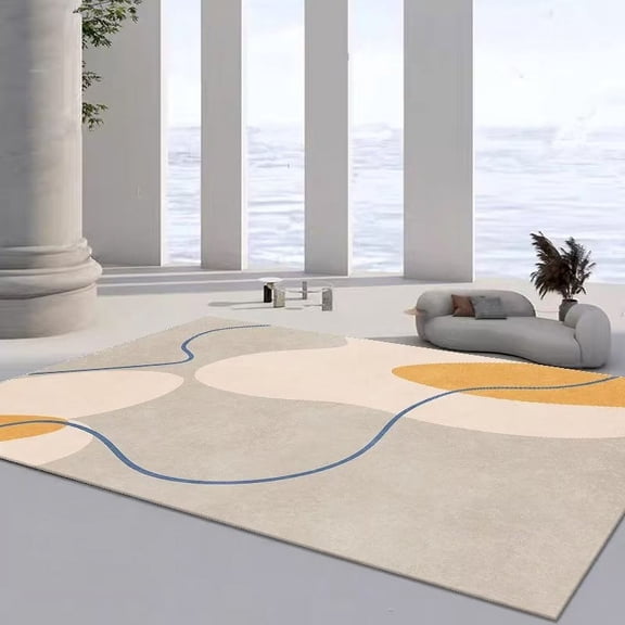 Simple Modern Morandi Style Carpets for Living Room Decoration Home Area Rugs Soft Fluffy Bedside Anti-skid Floor Mats Washable