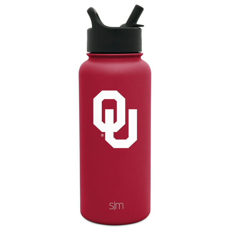 2 Simple Modern Tumble 32 oz OKlahoma Sooner Flip Lid Water Bottle  Insulated Cup