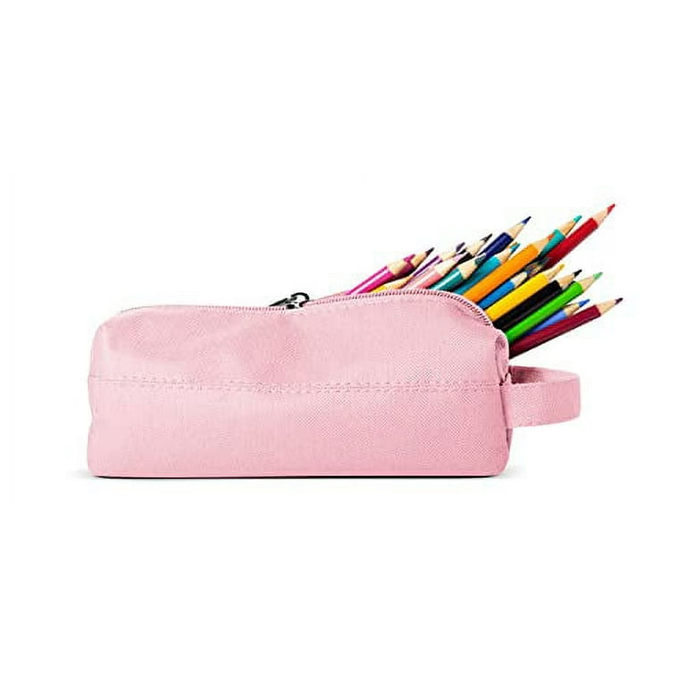 Simple Modern Pencil Case, Pouch, Box for School | Kids Durable Bag  Organizer for Office, Makeup and Travel Supplies| Polyester Zip Pouch |  Hudson