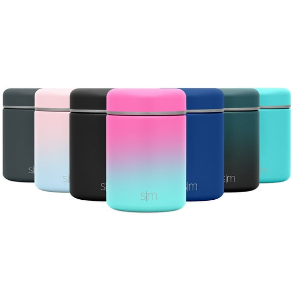 Simple Modern Provision Food Jar for - 12oz Insulated Stainless Steel Lid - Vacuum Insulated Flask Leak Proof Thermos Food Storage Container Flask Ombre: Sorbet
