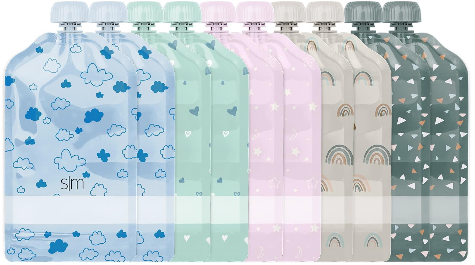 Simple Modern Reusable Baby Food Pouches for Toddlers BPA Free