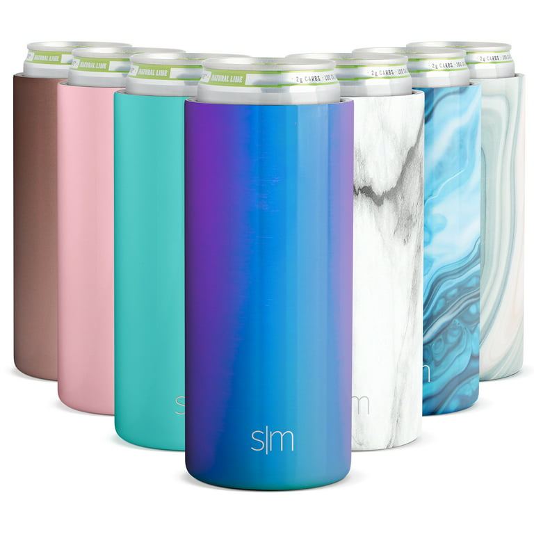 Simple Modern Skinny Can Cooler | Slim Insulated Stainless Steel Drink  Sleeve Holder | Insulate Hard Seltzer, Soda, Beer, Energy Drinks | Gift for