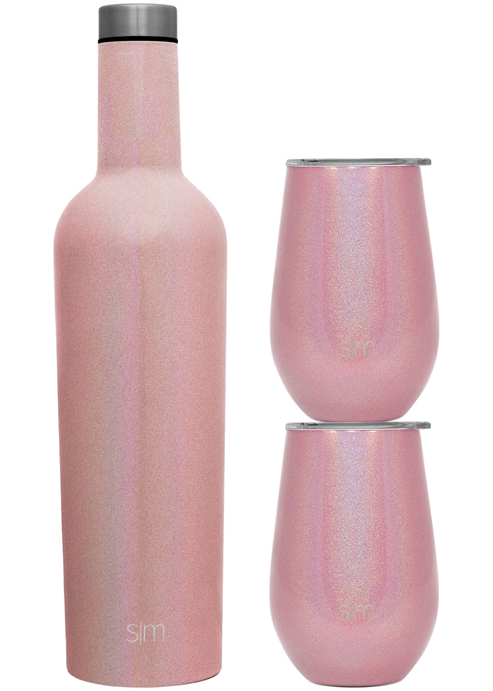 Simple Modern Wine Tumbler and Bottle Gift Set (1) 25 oz bottle (2