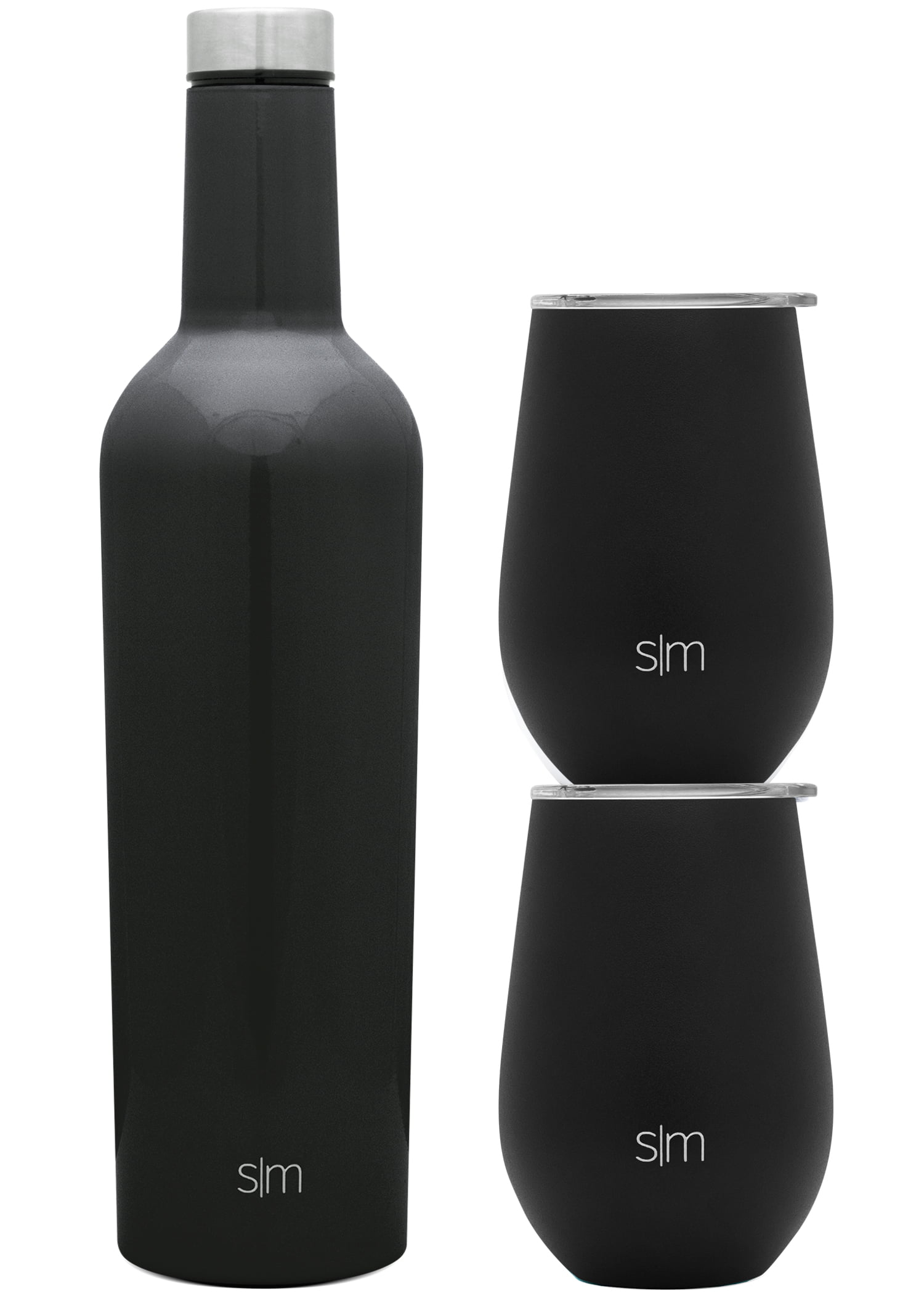 Simple Modern Wine Tumbler and Bottle Gift Set (1) 25 oz bottle (2) 11oz  tumbler