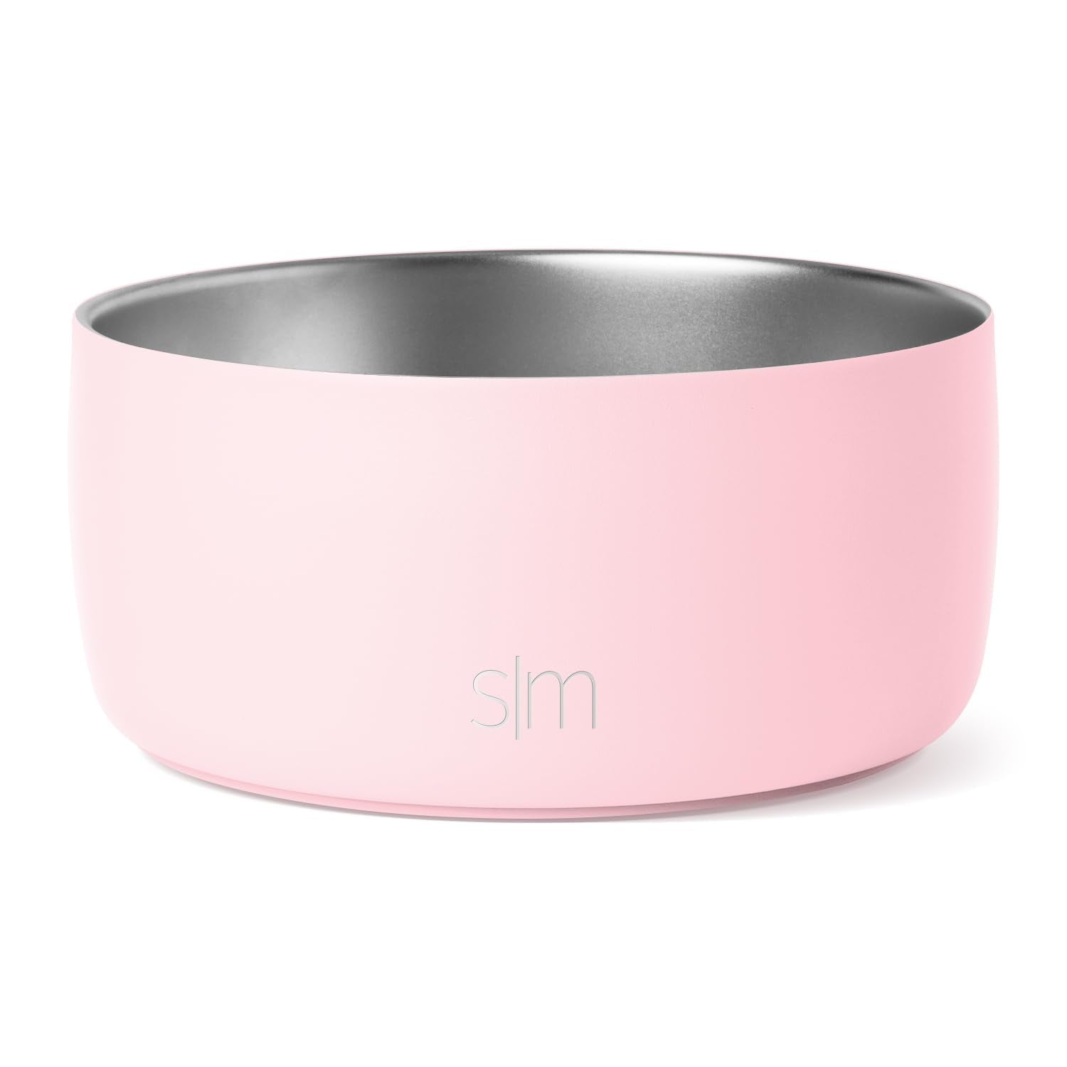 Blush Medium Stainless Steel Pet Water Bowl