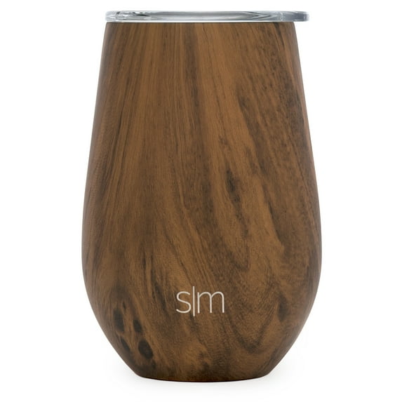 Simple Modern Stainless Steel Vacuum Insulated Spirit Wine Tumbler with Press In Lid|12 fl oz