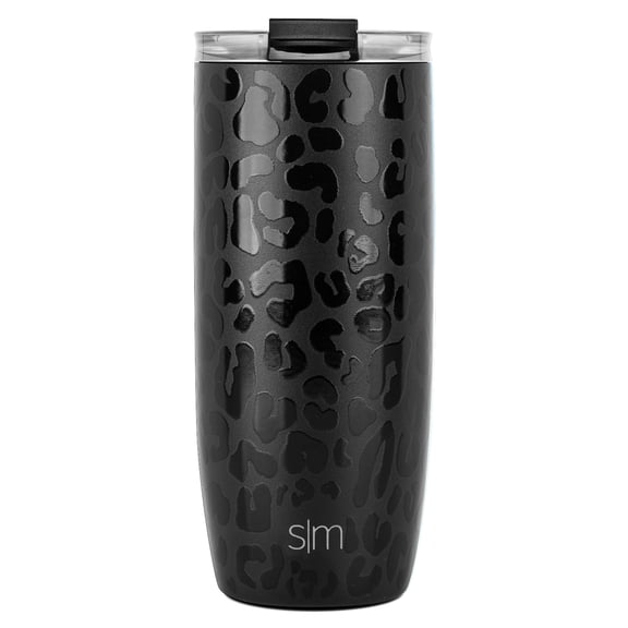 Simple Modern Stainless Steel Vacuum Insulated Voyager Tumbler with Flip Lid and Straws | 20 fl oz