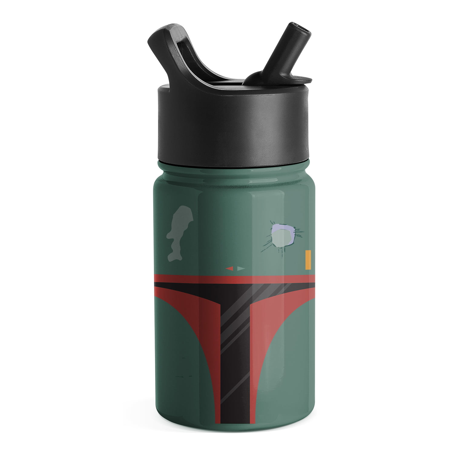 Simple Modern Star Wars Water Bottle, Reusable Cup with Straw Lid Insulated  Stainless Steel Thermos Tumbler, Green,Black,Red 