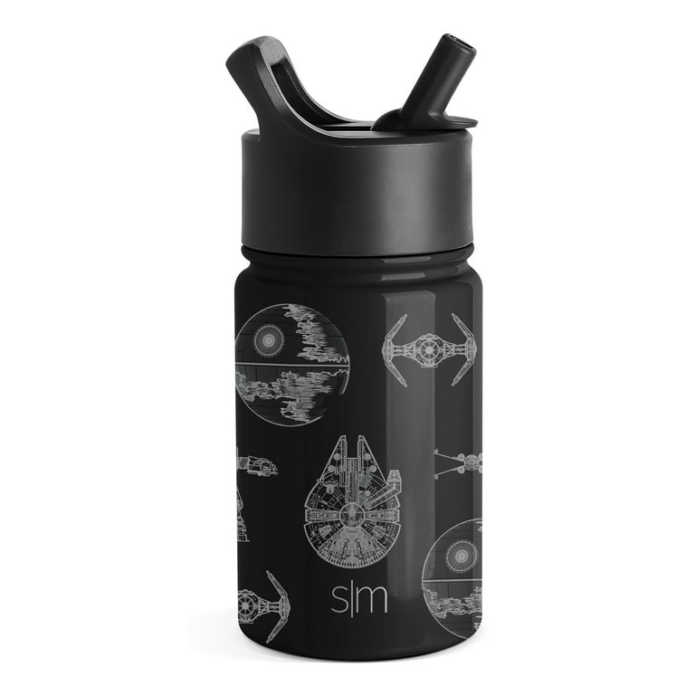 Simple Modern Star Wars Water Bottle with Straw Lid Vacuum Insulated  Stainless Steel Metal Thermos | Gifts for Women Men Reusable Leak Proof  Flask 