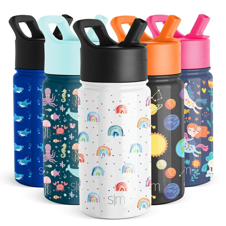 Simple Modern Summit Water Bottles with Reusable Straw Lid, BPA Free, Hydro Insulated Thermal Flask for Hot or Cold Drinks 415/530/650/945ml