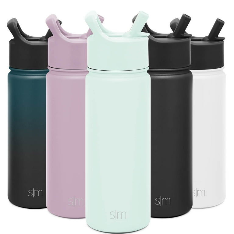 Simple Modern Summit Water Bottle Straw Lid Vacuum Insulated Stainless Steel Bottle | 18 fl oz