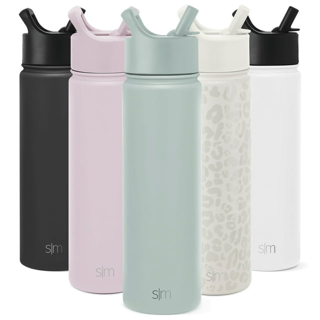 Simple Modern Summit Water Bottle Straw Lid Vacuum Insulated Stainless 