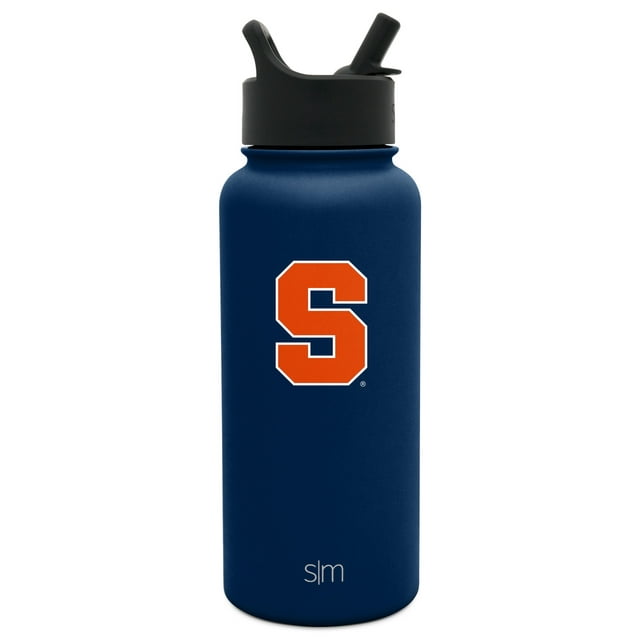 Simple Modern Syracuse Orange 32 Oz. Summit Water Bottle with Straw Lid - Men's Women's Gift University NCAA College Vacuum Insulated Stainless Steel Travel Flask