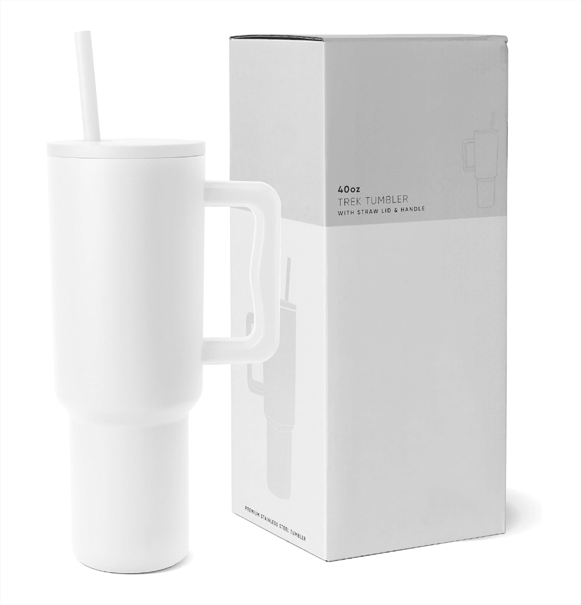 Simple Modern Tumbler with Handle and Straw Lid Insulated Reusable
