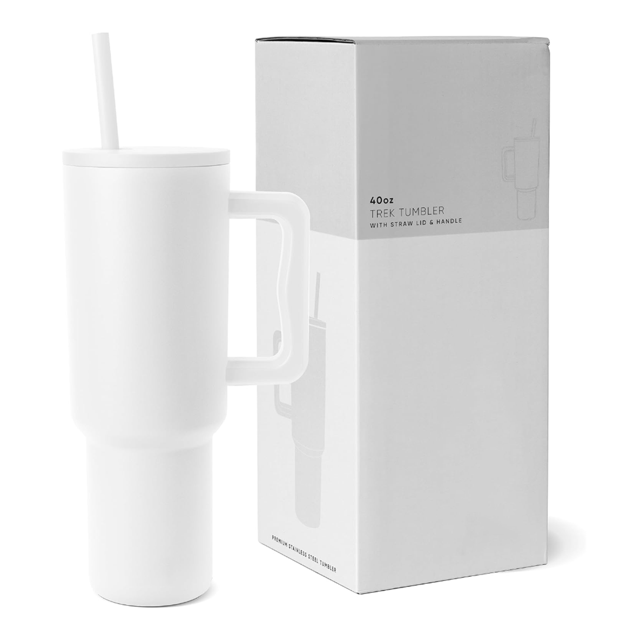 Simple Modern Tumbler with Handle and Straw Lid Insulated Reusable
