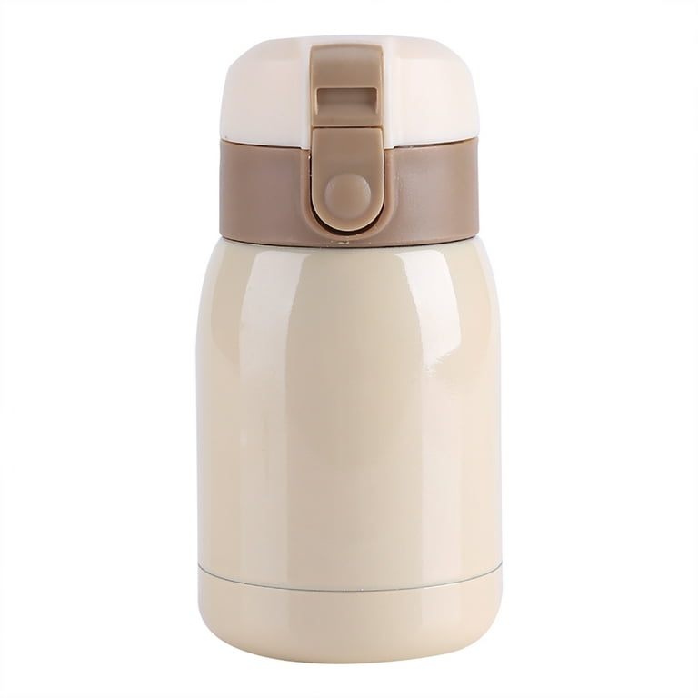 Simple Modern Water Bottle With Straw Lid Vacuum Insulated Stainless Steel  Metal Thermos Bottle, Reusable Leak-Proof Thermos Bottle Suitable for Gym,  Travel, Sports Women And Men[180ml -beige] 