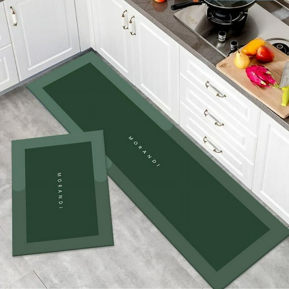 Simple Nordic Style Kitchen Mat Floor Carpet Fluffy Rug Entrance Door Mat House Hold Carpet Long Strip Modern Decoration Home
