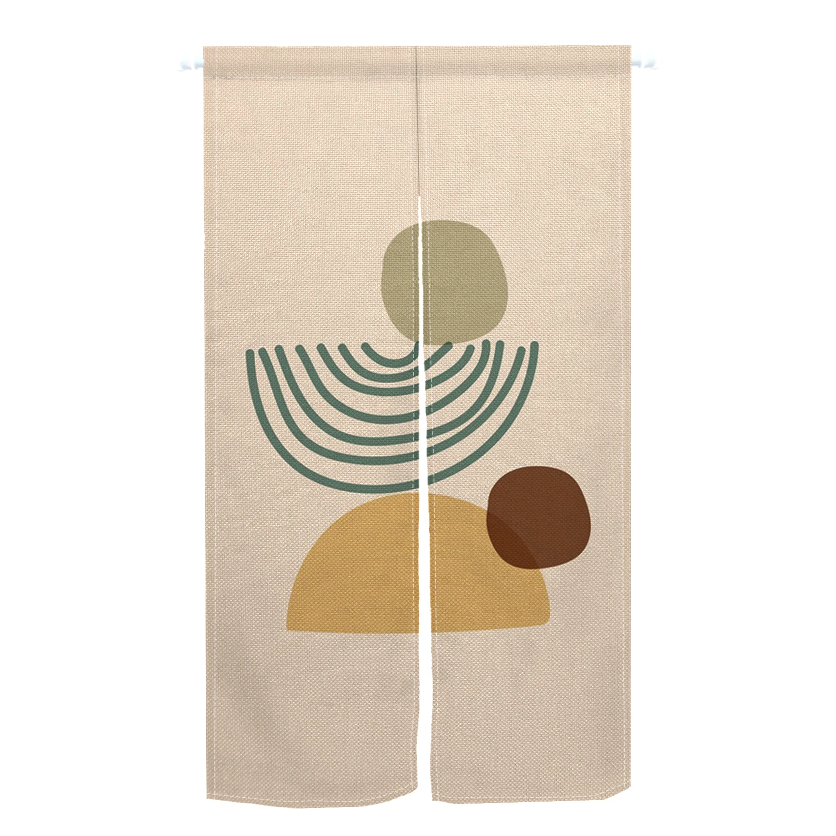 Curated visual reference: Fresh Look at Simple Northern Europe Style Door Curtain Art Abstract Cafe Decorative