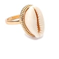 thumbnail image 1 of Adjustable Open Ring with Natural Seashell Creative Alloy Ring Ethnic Ring Fashion Jewelry Ring for Women and Men, 1 of 5