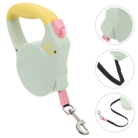 Simple Operated Retractable Dog Lead for Small Dogs with Durable Material and Chic Style