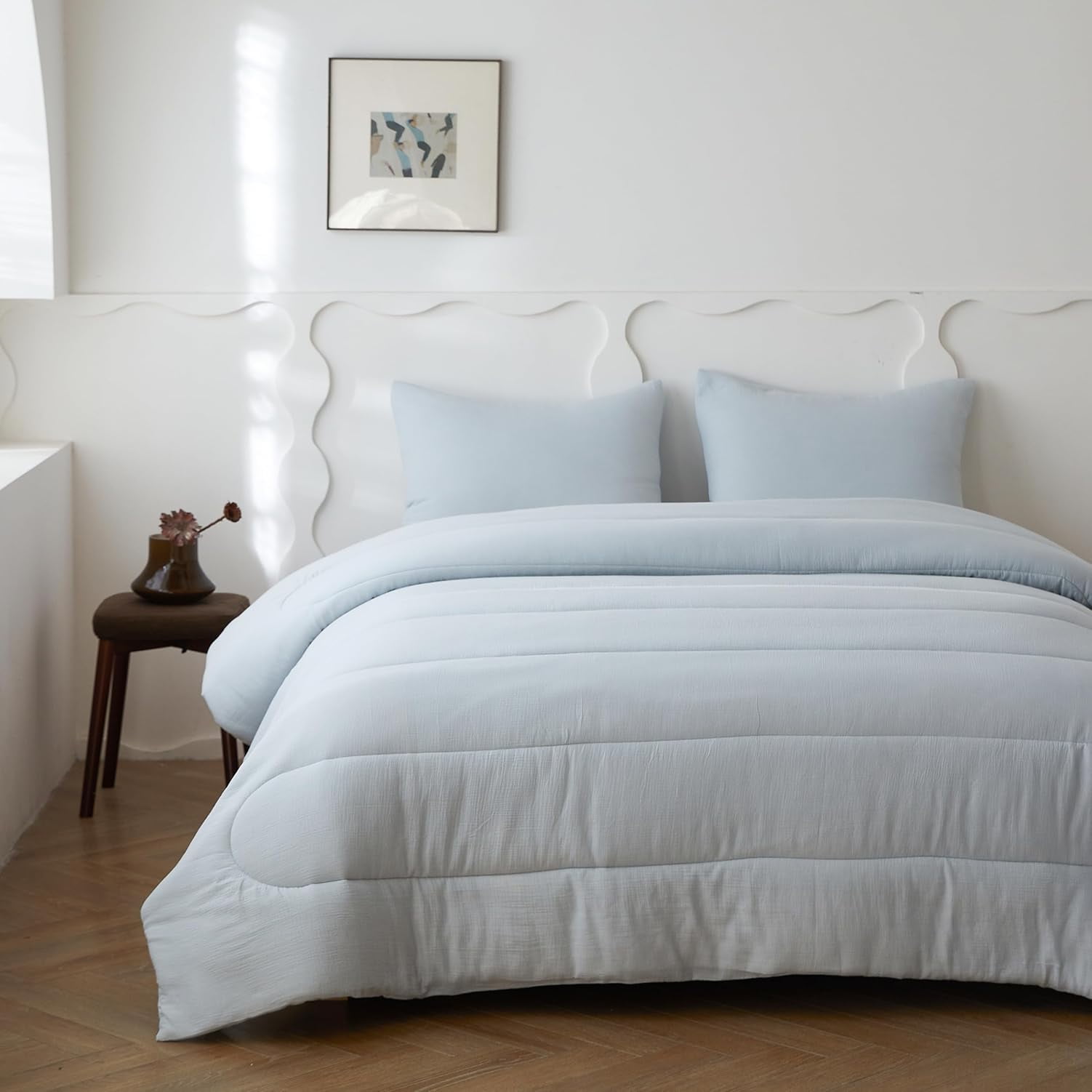 Muslin comforter king sales