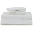 thumbnail image 1 of Simple&Opulence 100% Egyptian Cotton 400 Thread Count Queen Sheets-4 Pc Long Staple Pure Soft Sateen Weave Set-16” Deep Pocket Cooling Luxurious Bed Sheet with Double Hemstitch(White,Queen), 1 of 9