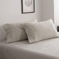 thumbnail image 1 of Simple&Opulence 100% French Linen Pillowcase King Size-Set of 2- Washed Solid Color Pillow Cases Embroidered -Soft and Durable (Linen, 20''x40''), 1 of 6