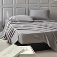 thumbnail image 1 of Simple&Opulence 100% Supima Cotton Sheet Set 600 Thread Count for Twin XL Bed Sateen Weave Long Staple - Fitted and Flat Sheet with 1 Pillowcase - Luxury Hotel Quality 3PCS Bedding Sheets(Grey), 1 of 8