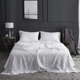 thumbnail image 1 of Simple&Opulence 100% Linen Sheet Set-Pure Linen Bedding Sheet-4 Pieces (1 Flat Sheet,1 Fitted Sheet,2 Pillowcase)-Embroidery Collection,Soft & Cozy,Cooling Bedding- King Size, White, 1 of 9