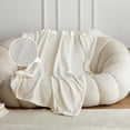 thumbnail image 1 of Simple&Opulence Cream Throw Blanket for Couch-Super Soft Fluffy Blankets for Women 50x70 Inches Cozy Lightweight Flannel Fleece Blanket for Home Decor（Brick Pattern, 1 of 6