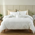 Simple&Opulence French Linen Duvet Cover Set 104"x 92" 5 Pieces (1