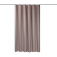 thumbnail image 1 of Solid Fabric Shower Curtain Liner with Hooks for Bathroom, Extra Long 72 x 78 inches Waterproof, Machine Washable, Hotel Quality Shower Curtain Set (Brown), 1 of 5