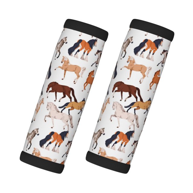 Simple Painted Cool Horse_A Luggage Handle Wraps for Suitcase, Luggage