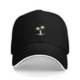 thumbnail image 1 of Simple Palm Print Baseball Hat - Breathable Fitted Design for Daily Use, 1 of 6