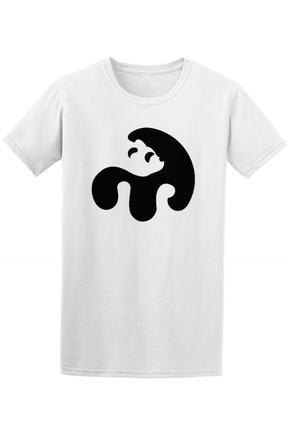 Simple Panda Modern Logo T-Shirt Men -Image by Shutterstock, Male XX-Large