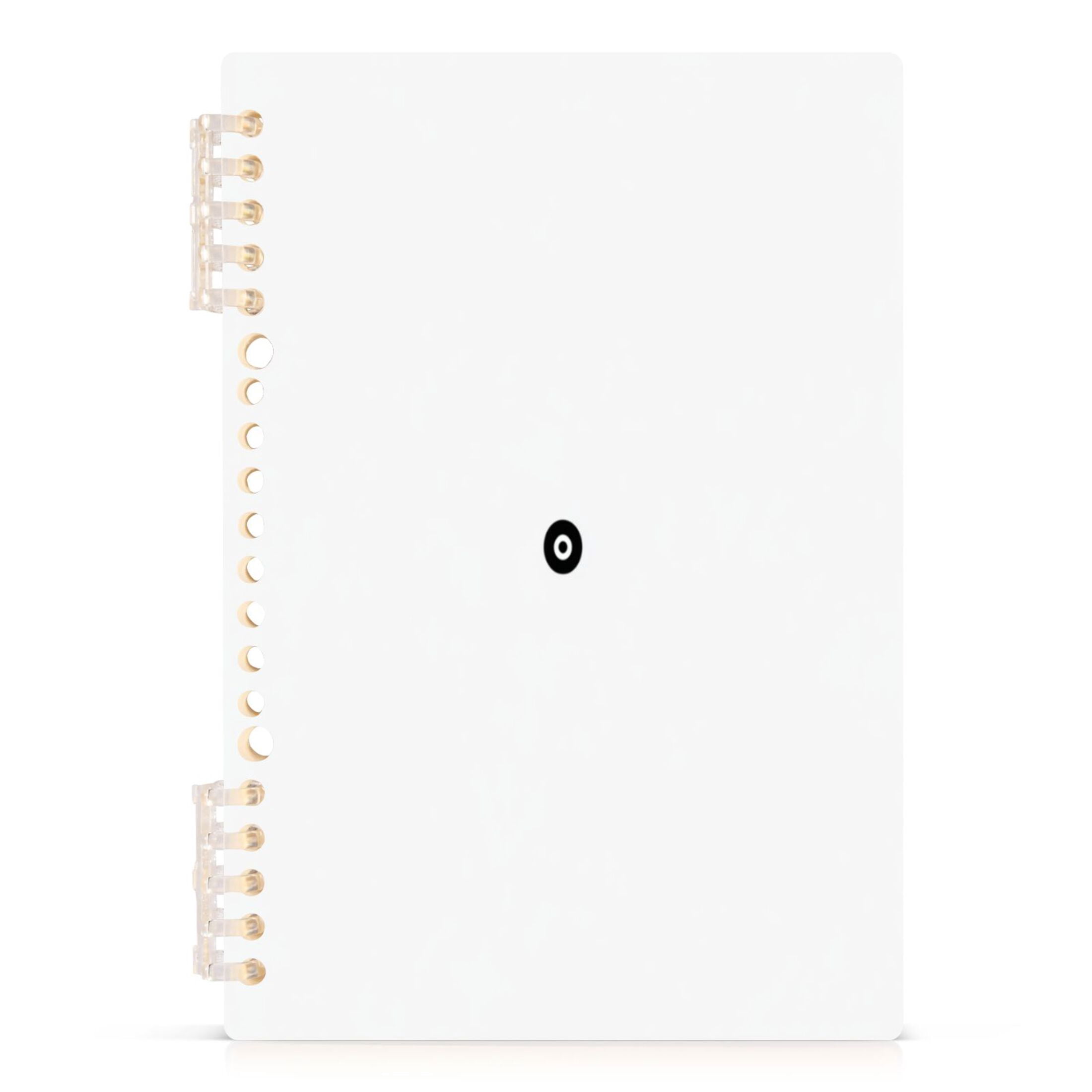 7in Notebook Simple Pattern A5 8.3x5.7in PP Notebook, Adjustable Rings, 60 Sheets ...
