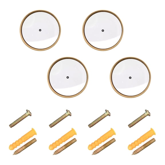 Simple Pattern Cabinet Furniture Knobs Drawer Metal Pulls 1.26in Acrylic Zinc Alloy Dual Screw Set