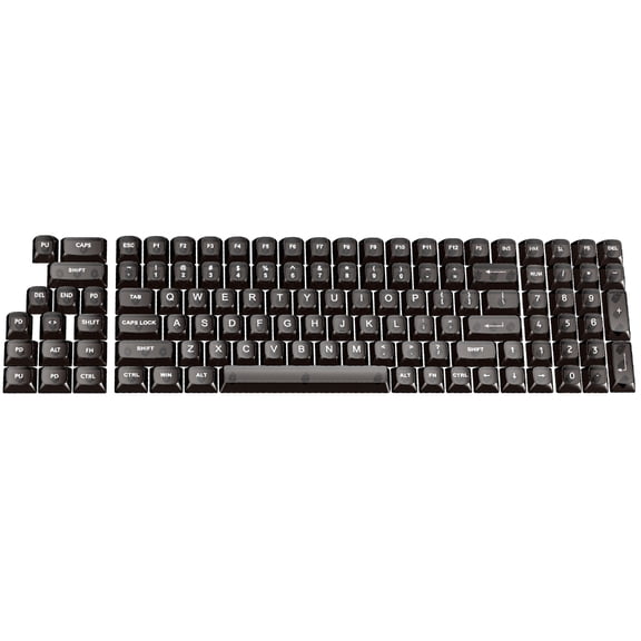 Simple Pattern Clear Keycaps for Various Keyboard Styles Caps Perfect for Gamers, Programmers,Computer Enthusiasts