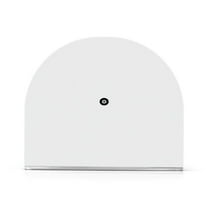 Simple Pattern Thick U Shape Acrylic Napkin Holder Non Slip Space Saving for Kitchen