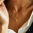 thumbnail image 1 of Simple Pendant Niche Design Necklace Electroplated 18K Gold Female, 1 of 2
