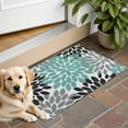 thumbnail image 1 of Simple Petal Shaped Geometric Floral Pattern Door Rugs,Washable Non Slip Door Mats Indoor,Decorative Door Mats,Entry Mat Indoor for Entrance,Bedroom,Kitchen,Bathroom,16"x24", 1 of 6
