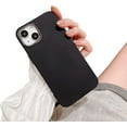 thumbnail image 1 of Simple Photo Frame Oil Spraying Phone case, Premium Minimalist Design, Drop-Proof and wear-Resistant, for iPhone 14 13 12 11 Pro Max Mini X XS XR Phone Case (Black,iPhone 13 Pro Max), 1 of 8