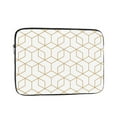 thumbnail image 1 of Simple Plaid Geometric Pattern 15 inch Portable Laptop Sleeve Compatible with MacBook Air Notebook Computer Case for Men Women College School Students, 1 of 7