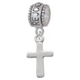 thumbnail image 1 of Simple Plain Small Cross - Rejoice Charm Bead, 1 of 1