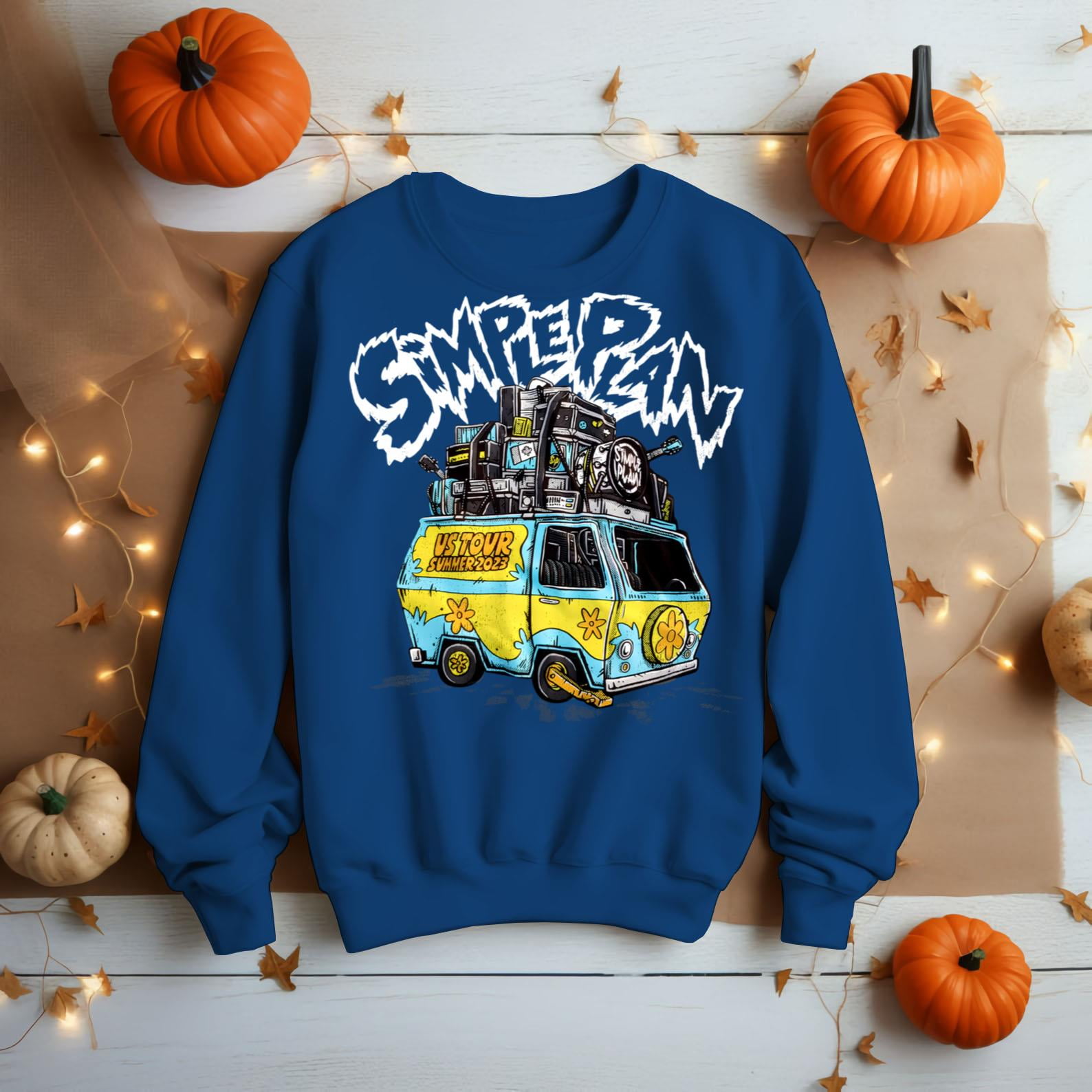 Simple Plan Scooby Doo Van North America Tour 2024 TShirtChristmas