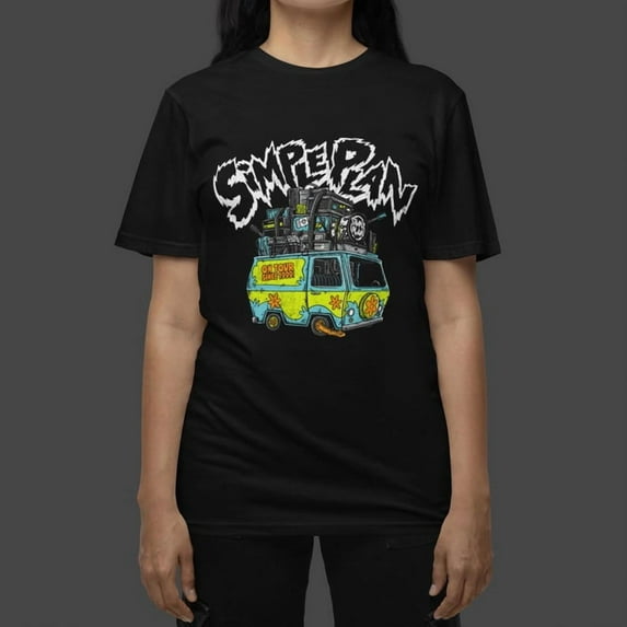 Simple Plan Shirt, Band Merch Unisex Tee, Simple Plan Tee for Fan,Black Color,Size M