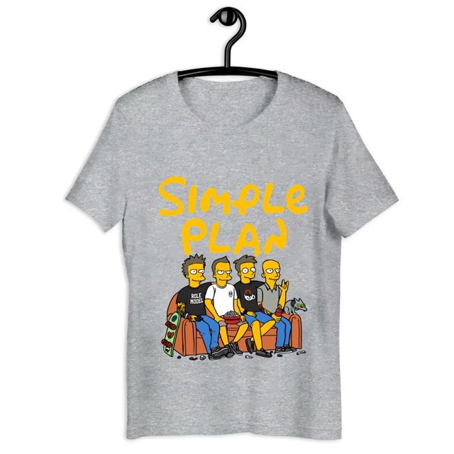 Simple Plan Simpsons North American Tour 2024 Shir